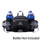 Riñonera Deportiva para Mujer con Portabotellas - Cinturón Lumbar para Senderismo, Running y Camping