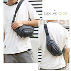 Riñonera Deportiva Antirrobo Hombre - Gran Capacidad, Multifuncional, Nylon