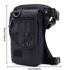 Riñonera Deportiva Impermeable para Hombre - Bolsa de Muslo Multifuncional