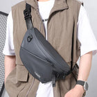 Riñonera Deportiva Hombre Nylon Grande - Bolso Bandolera Urbano