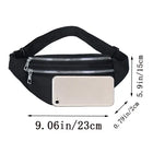 Riñonera Deportiva Impermeable, Bolsa para Teléfono, Moda Coreana, Gran Capacidad, Multifuncional Cruzada