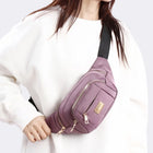Riñonera de Cintura para Mujer - Bolso Bandolera Grande y Casual