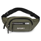 Riñonera Deportiva Impermeable de Nailon - Gran Capacidad para Teléfono