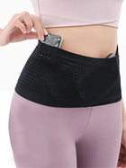 Riñonera Deportiva Elástica Invisible para Correr, Hidratación y Móvil