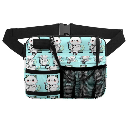 Riñonera de Enfermera para Niños - Bolsa Médica de Gato Enfermero