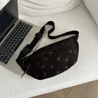 Riñonera Deportiva de Velluto para Mujer - Bolso Cintura Moderno y Casual