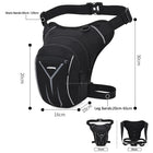 Riñonera de Pierna Impermeable para Moto y Motoristas - Bolso Lateral Resistente al Agua