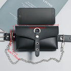 Riñonera Deportiva Punk para Mujer con Cadena - Bolso Universal para Teléfono