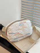 Riñonera Deportiva Mujer con Bordado - Bolsa Cruzada Ajustable Multifuncional