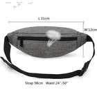 Riñonera Deportiva Hombre - Bolsa de Cintura de Lona para Dinero y Teléfono