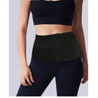 Riñonera Deportiva Elástica 8 Pulgadas con 3 Bolsillos Cremallera para Correr, Gimnasio y Ciclismo