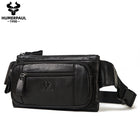 Riñonera de Cuero Vintage para Hombre - Bolso de Piel Elegante