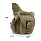 Riñonera Táctica Impermeable para Hombre - Bolso de Hombro Camuflaje para Senderismo y Viajes