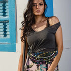 Riñonera Deportiva Mujer - Bolso Cintura Piel Sintética Ajustable