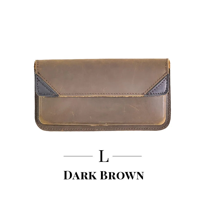 Riñonera de Cuero para Hombre - Bolso de Piel de Vestir Elegante