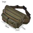 Riñonera Deportiva Hombre Impermeable Grande Multifuncional - Bolsa Pechera Oxford