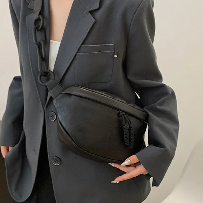 Riñonera de Cuero para Mujer - Bolso de Lujo Tipo Cinturón