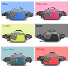 Riñonera Deportiva Impermeable con Portabotellas y Compartimento para Móvil - Bolsa de Cintura para Running y Fitness