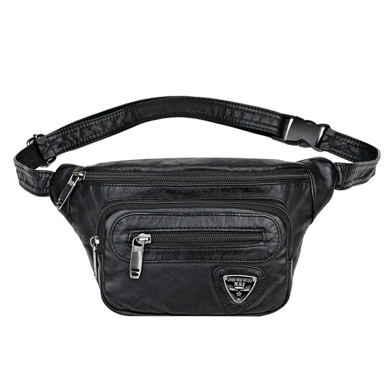 Riñonera de Cuero Genuino para Mujer - Bolso de Piel Elegante