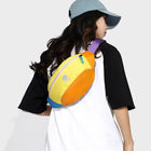Riñonera Deportiva con Bloques de Color Dopamina - Bolsa de Pecho para Mujer
