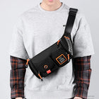 Riñonera Deportiva Impermeable Multifuncional - Bolsa Sling de Nylon para Viajes y Deporte