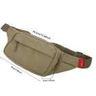 Riñonera Deportiva Grande Multiusos - Bolsa de Cintura Unisex para Hombre y Mujer