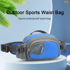 Riñonera Deportiva Impermeable con Portabotellas y Compartimento para Móvil - Bolsa de Cintura para Running y Fitness