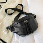 Riñonera Deportiva Mujer - Bolso Pechera de Piel Sintética, Elegante y Espaciosa