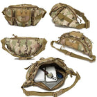 Riñonera Deportiva Impermeable Camuflaje para Actividades al Aire Libre