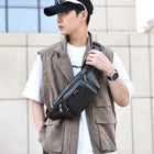 Riñonera de Cuero para Hombre - Bolso Cinturón Retro, Elegante y Duradero