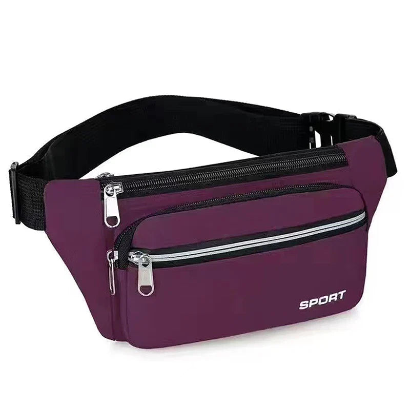 Riñonera Grande Unisex - Bolso Bandolera Casual de Cintura
