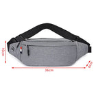 Riñonera Deportiva Hombre - Bolsa de Cintura Funcional y Espaciosa