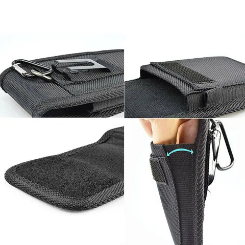 Riñonera Deportiva Oxford Nailon Grande - Bolsa Móvil Cartera Ajustable M-XXL