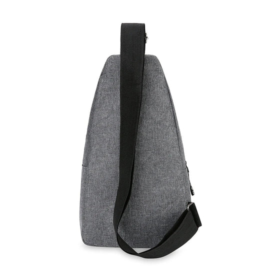 Riñonera de moda para hombre - Bolso bandolera grande de un hombro