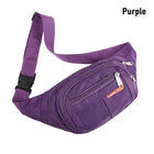 Riñonera Deportiva Impermeable de Nylon Multicolor para Viajes