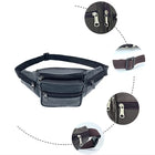Riñonera Deportiva Hombre Cuero - Bolsa Cintura Móvil