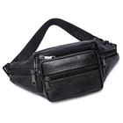 Riñonera Deportiva Hombre Cuero - Bolsa Cintura Móvil