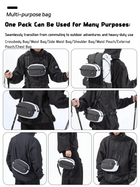 Riñonera Táctica Militar Unisex - Impermeable de Nylon Resistente