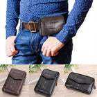 Riñonera Deportiva de Cuero para Hombre - Grande y Cómoda para Correr