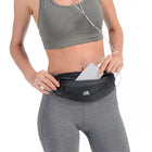 Riñonera Deportiva Ultrafina Impermeable con Doble Cremallera - Ajustable para Móvil, Viajes, Running y Yoga