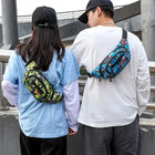 Riñonera Deportiva Impermeable para Hombre - Bolsa de Cintura Multifuncional