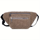 Riñonera de Pana Suave para Mujer - Bolso Cruzado de Moda Otoño Invierno