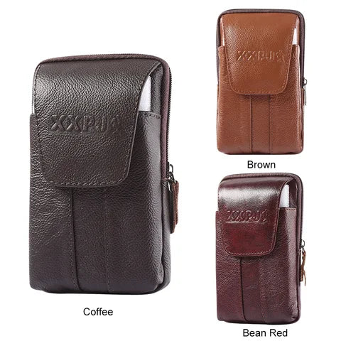 Riñonera Deportiva de Cuero para Hombre: Diseño Clásico y Elegante