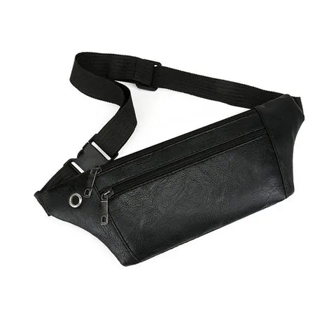 Riñonera Deportiva Impermeable de PU Resistente para Teléfono