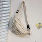 Riñonera de Cintura para Mujer - Bolso Bandolera de Pana Casual Mini
