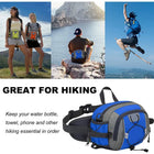 Riñonera Deportiva Multifuncional con Botella de Agua - Mochila de Cintura para Running y Senderismo