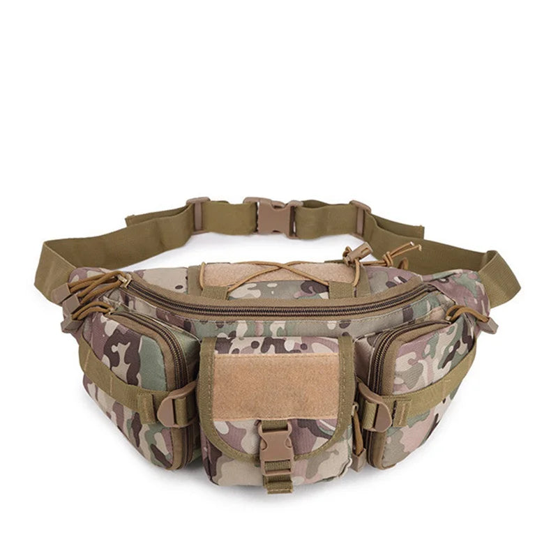 Riñonera Táctica Militar para Hombre - Impermeable de Nylon Resistente
