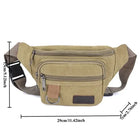 Riñonera Deportiva Impermeable Multibolsillos - Organizador para Documentos y Celular