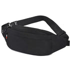 Riñonera Deportiva Gris - Bolsa de Cintura Espaciosa para Viajes