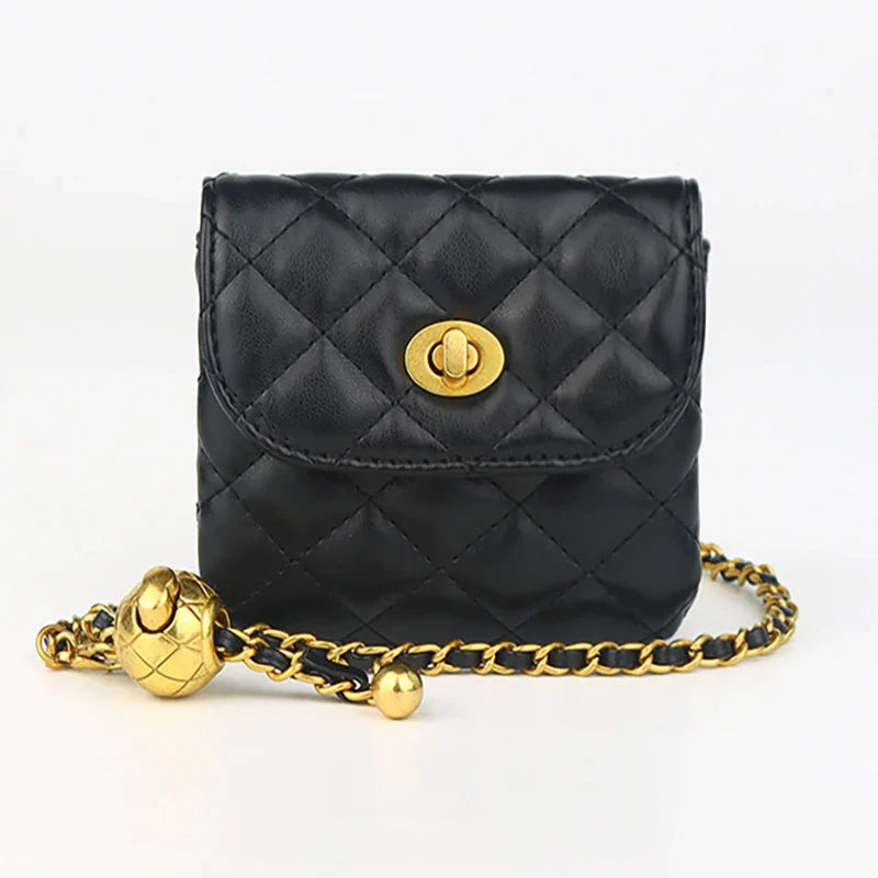 Riñonera de Cuero para Mujer - Bolso de Piel de Vestir Elegante